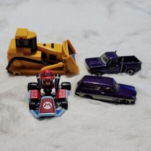 HOT WHEELS,  MARIO, & CONSTRUCTION TRUCK.
